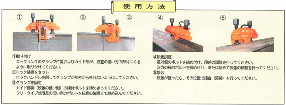 ALB鋼板鉗使用方法