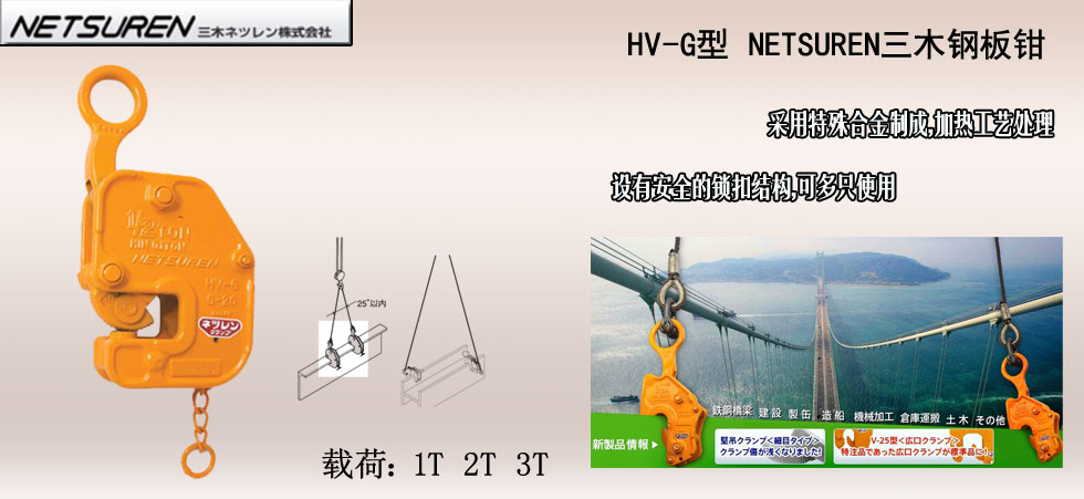 NETSUREN HV-G鋼板鉗