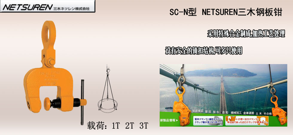 NETSUREN SC-N鋼板鉗