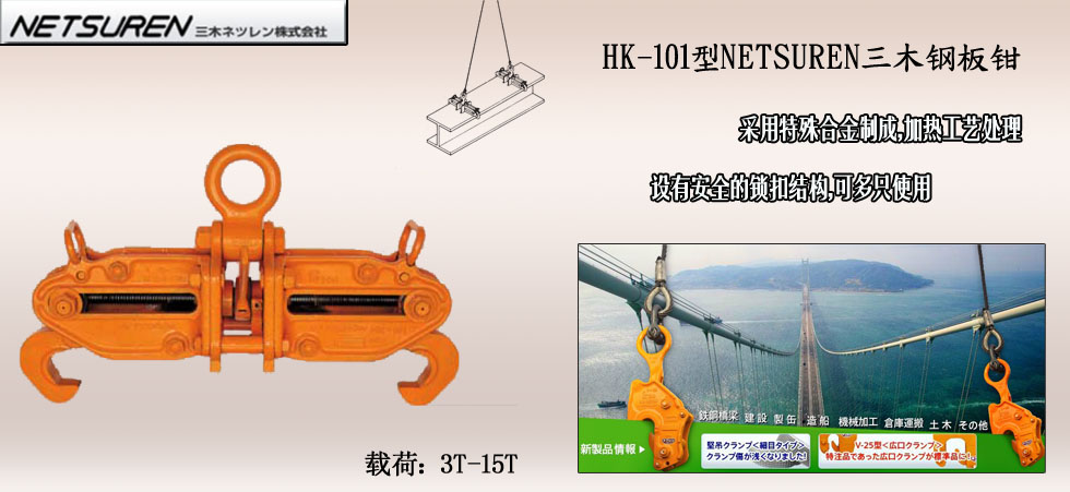 NETSUREN HK-101鋼板鉗