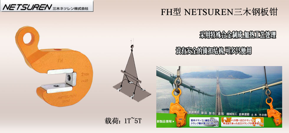 NETSUREN FH鋼板鉗