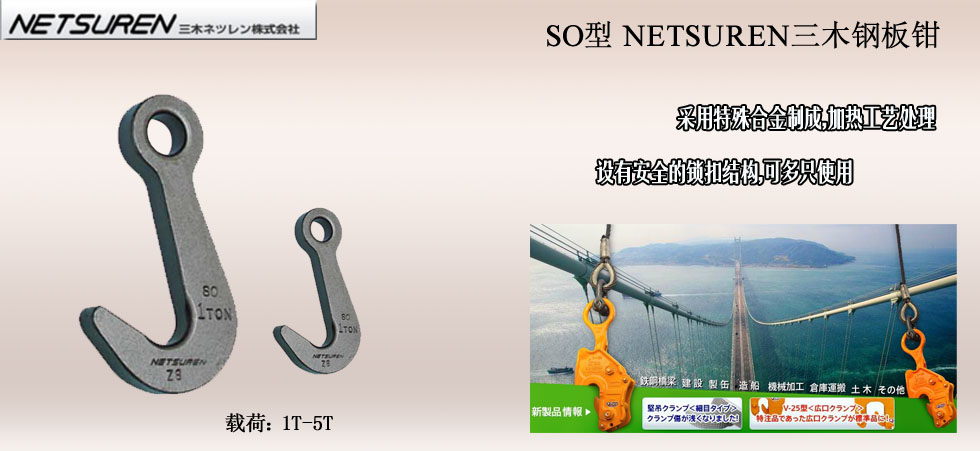 NETSUREN SO鋼板鉗