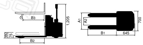 SDH型電動液壓搬運車產(chǎn)品圖