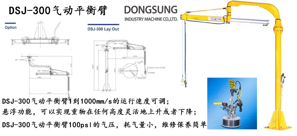 東星DSJ-300氣動(dòng)平衡吊產(chǎn)品圖