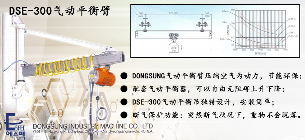 東星氣動平衡助力臂產(chǎn)品圖