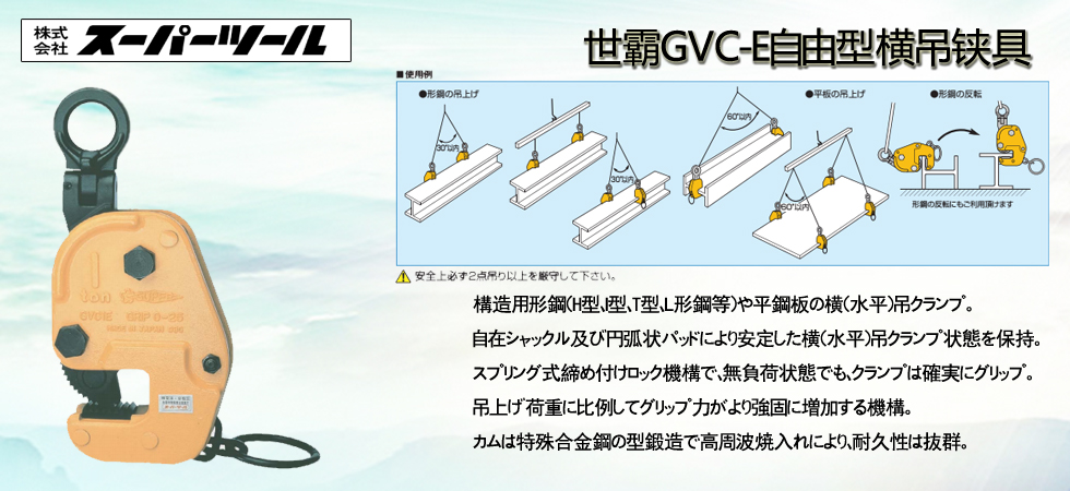 世霸GVC-E自由型橫吊鋏具